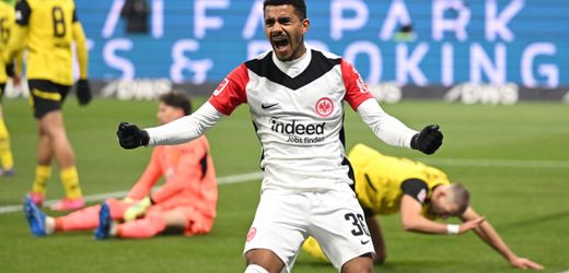 Bundesliga: Eintracht Frankfurt schießt Borussia Dortmund tiefer in die Krise