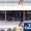 Caulfield Racecourse fire: suspicious blaze engulfs grandstand in Melbourne’s south-east