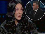 Cher gives Jimmy Kimmel icy look and shuts down interview after blasting late-night host's 'dumb' question