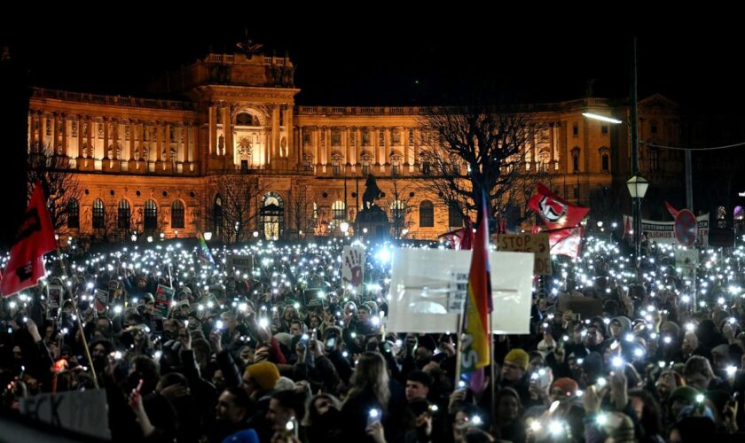 Österreich: Eine Kundgebung in Wien