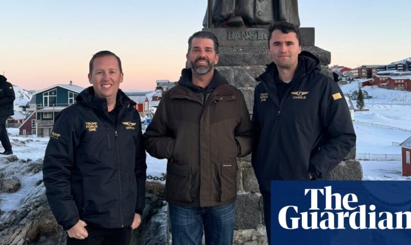 Donald Trump Jr visits Greenland amid father’s interest in island