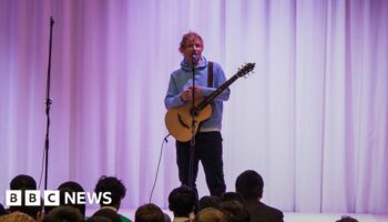 Ed Sheeran stuns pupils with surprise appearance