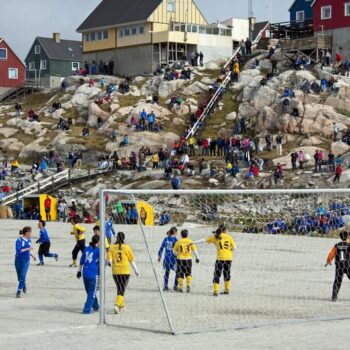 Grönlands Fußball will auf die Weltbühne, mit oder ohne Trump