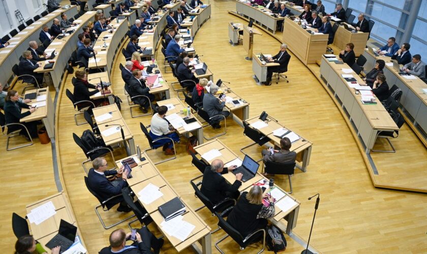 Im Landtag von Sachsen-Anhalt wird derzeit intensiv über den Haushalt diskutiert. (Archivbild) Foto: Klaus-Dietmar Gabbert/dpa