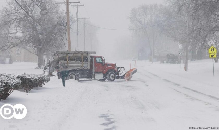 'Heaviest snowfall in a decade' threatens parts of the US