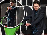 Hollywood hunk Timothée Chalamet bucks tradition by arriving at Bob Dylan biopic A Complete Unknown premiere on a LIME BIKE (and doesn't forget to successfully end his ride!)