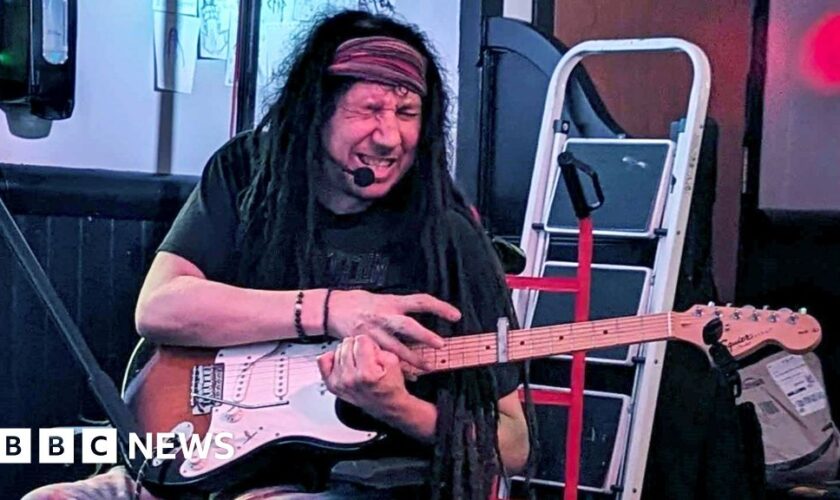 'I learned to play guitar with one arm after a stroke'