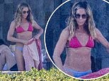 Jennifer Aniston, 55, shows off incredible body in string bikini on Cabo vacation with Jason Bateman