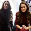 Kate Middleton dons elegant all-red ensemble as she makes emotional visit to Royal Marsden Hospital - where the Princess received cancer treatment