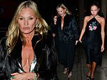 Kate Moss parties into the early hours as she lets her hair down at her 51st birthday bash following split from Count Nikolai von Bismarck