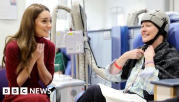 Kate thanks staff at cancer hospital where she was treated