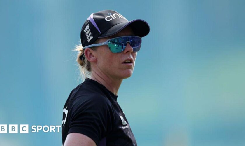 England captain Heather Knight