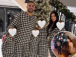 Kyle Walker and estranged wife Annie Kilner put on a united display as they pose for a family photo with their four children wearing matching PJs - as Lauryn Goodman saga rumbles on