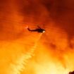 LA fire fury as drones force hero water-dropping planes to evacuate and stop wildfire help