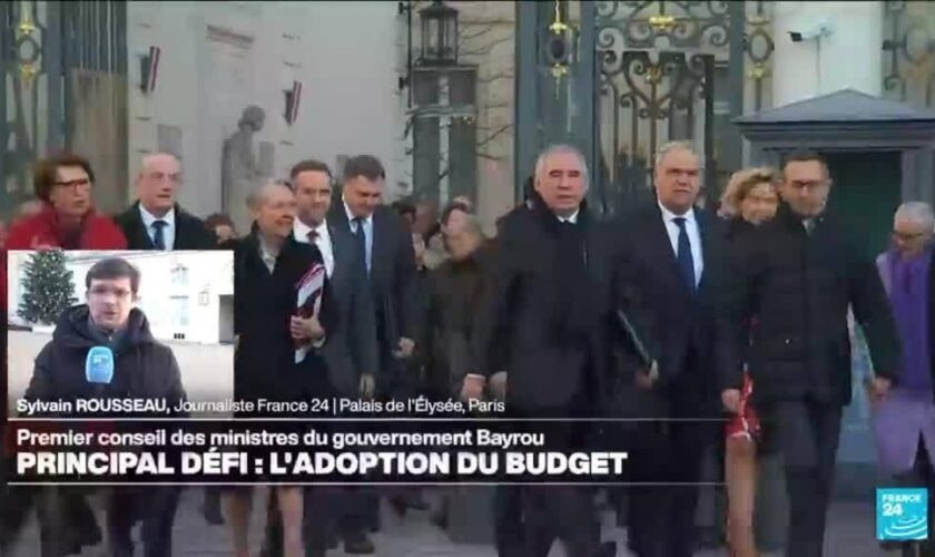 L'adoption du budget, principal défi du premier conseil des ministres