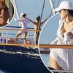 Lauren Sanchez, 55, flaunts her incredible figure as she and Jeff Bezos soak up the sun on $500 million yacht