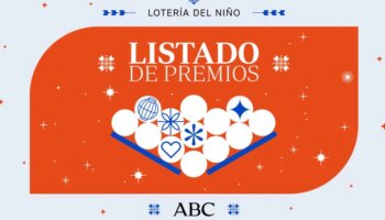 Lista de todos los premios de la Lotería del Niño 2025