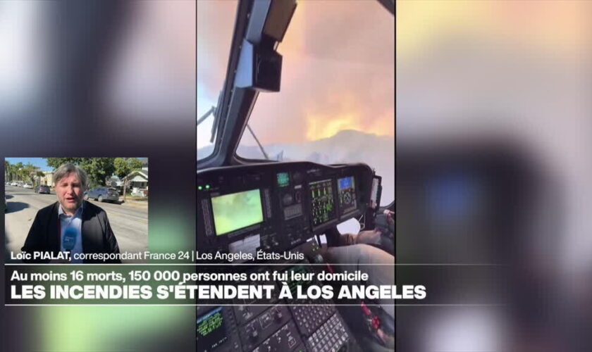 Los Angeles : le Palisades fire continue de se propager