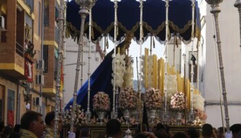 Los respiraderos del palio de la Estrella de Córdoba avanzan a buen ritmo para su estreno este Lunes Santo