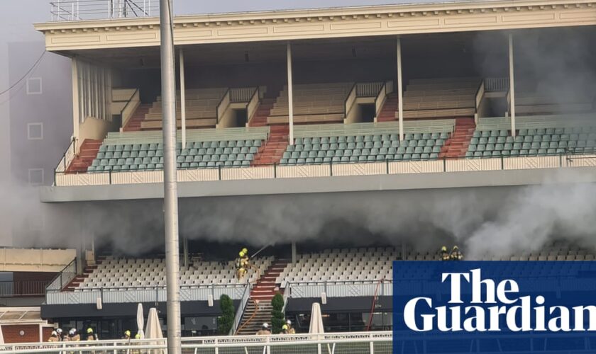 Man accused of setting fire to Caulfield racecourse grandstand also broke into Jewish centre, court hears