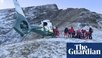 Man dies after 70-metre fall from mountain ridge in Lake District