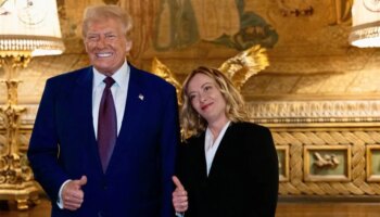 Meloni refuerza su relación con Trump en una visita a su residencia en Florida