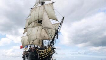 On l’a vu dans « Le Comte de Monte-Cristo », « Napoléon »... L’« Étoile du Roy », ce bateau géant star du 7e art