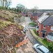 Our newbuild estate has been cut off by a massive landslip for months - and we fear our £400k homes could be next in the firing line