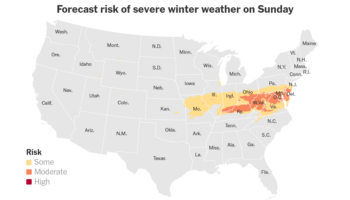 Potent Storm Blasts Parts of U.S. With Sleet, Snow and Freezing Rain