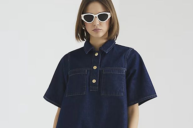 River Island's 'flattering' £38 denim smock dress 'looks good on everyone'