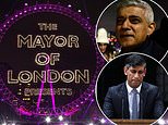 Sadiq Khan's 'hidden messages' in New Year fireworks: Mayor 'politicises' London's annual display with songs poking fun at Rishi Sunak's rain-soaked No 10 address and highlighting Labour's election victory