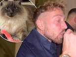 Sam Thompson downs shots during booze-fuelled New Year's Eve party with his Made In Chelsea 'firm' - while girlfriend Zara McDermott stays at home with her pet cat