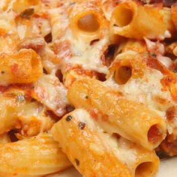 Sausage pasta bake recipe that's perfect for either lunch or dinner