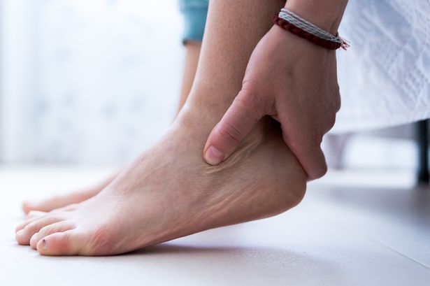 Sign in the foot that could signal heart failure, liver disease or blood clots