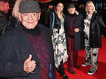 Sir David Jason, 84, seen for the first time with wife Gill posing on the red carpet just hours after Only Fools And Horses co-star Diane Langton's death was announced