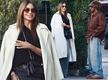 Sofia Vergara, 52, and Lewis Hamilton, 40, look cosy as they enjoy New York lunch outing with pals after sparking romance rumours