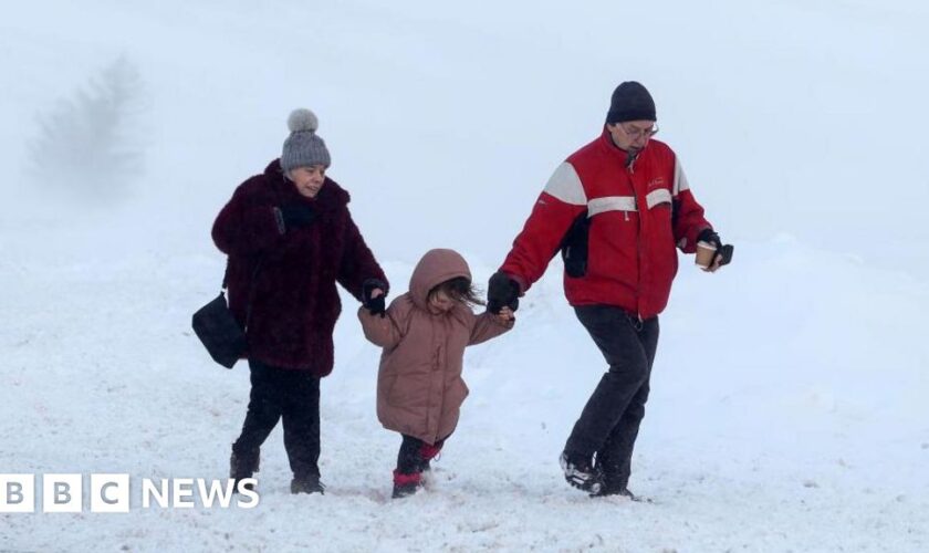 Sub-zero temperatures across UK as floods remain