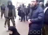 Syria's new justice minister 'is seen overseeing execution' of two women for 'prostitution' as one begs to see children for last time in shocking 2015 video filmed in Islamist-held region