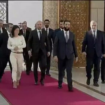 Syrie : visite des chefs de la diplomatie française et allemande