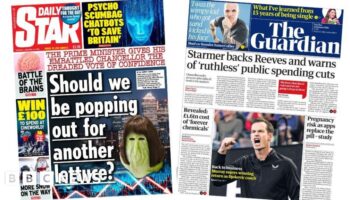 The Papers:  'Another lettuce' for Reeves and 'ruthless' spending cuts on the way