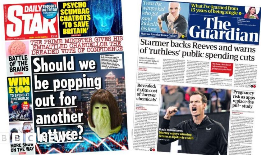 The Papers:  'Another lettuce' for Reeves and 'ruthless' spending cuts on the way