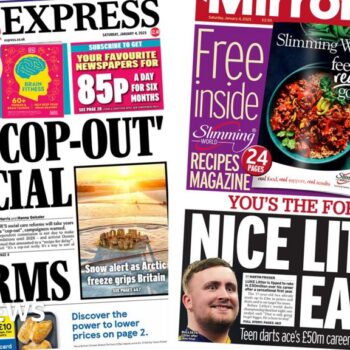 The Papers: Social care 'cop-out' and 'Nice Littler earner'