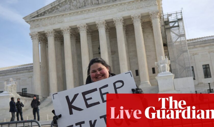 TikTok ban: government tells supreme court Chinese government could ‘weaponize’ app at any time – live updates