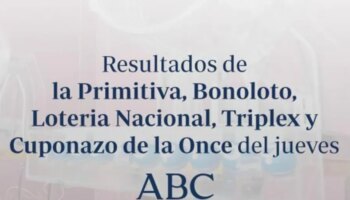 Todos los resultados de las loterías que se celebran el jueves, 2 de enero de 2025: Lotería Nacional, ONCE, Primitiva, Bonoloto y Triplex