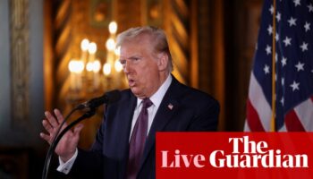 Trump declines to rule out using military force to control Greenland and Panama Canal – US politics live