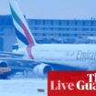 UK weather: Manchester airport temporarily closes runways due to ‘significant levels of snow’