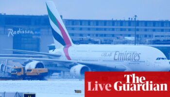 UK weather: Manchester airport temporarily closes runways due to ‘significant levels of snow’