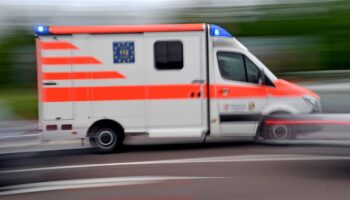 Sanitäter brachten einen Schwerverletzten in ein Krankenhaus. (Symbolbild) Foto: Hendrik Schmidt/dpa-Zentralbild/dpa