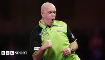 Michael van Gerwen at 2025 PDC World Championship