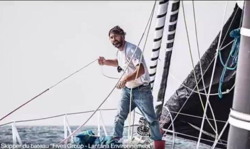 Vendée Globe : "j'ai du mal à voir comment on va arriver à passer cet anticyclone" partage Louis Duc